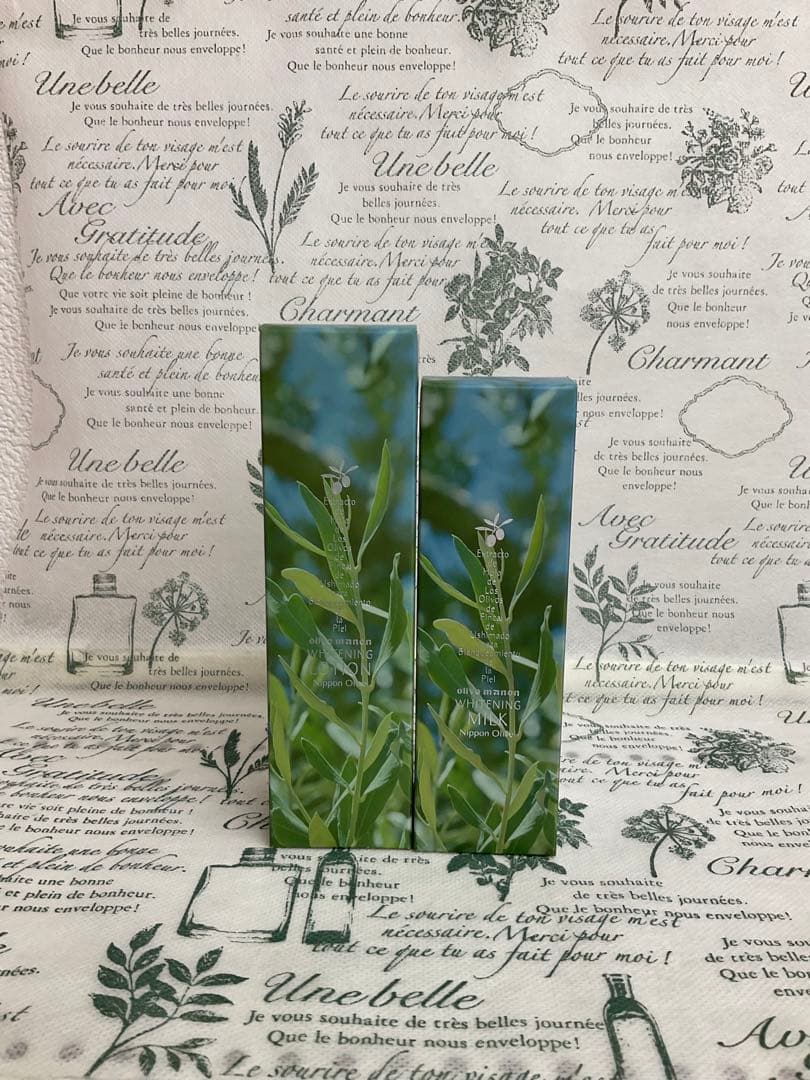 オリーブマノン薬用美白化粧水・乳液セット