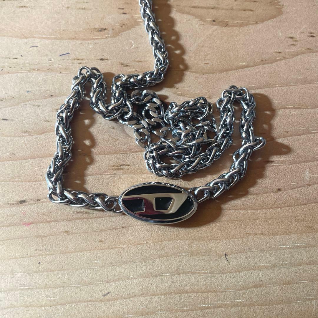 DIESEL ネックレス シルバー