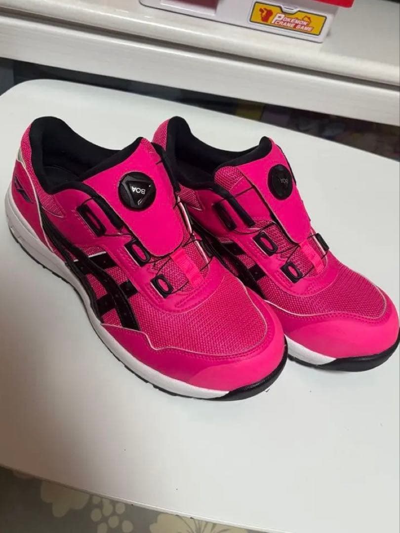 ASICS アシックス ピンク BOA 安全靴