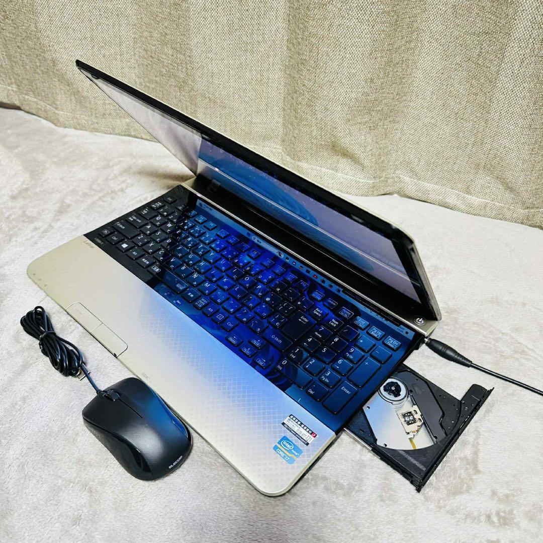 S286 NECノートパソコン i7メモリ8G高速Windows11オフィス付き - メルカリ