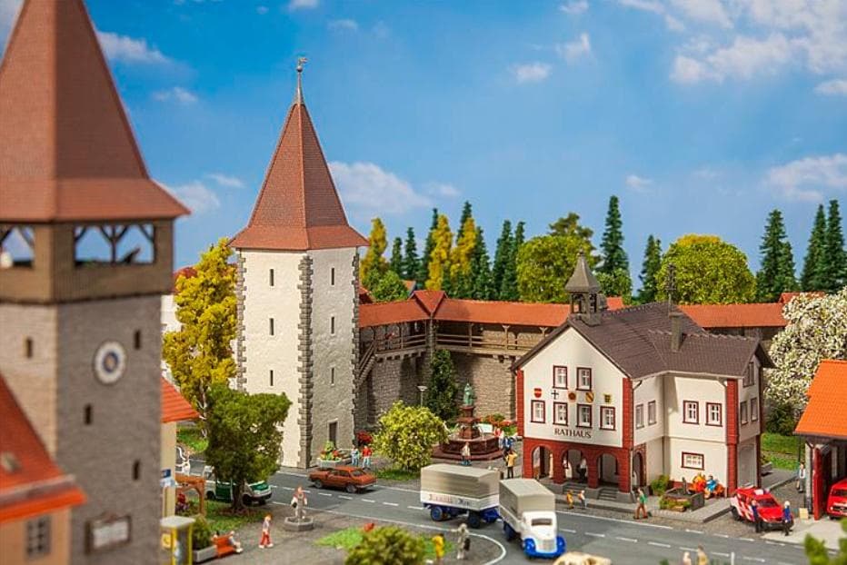 オールドタウン ウォールセット(Faller N 232355)