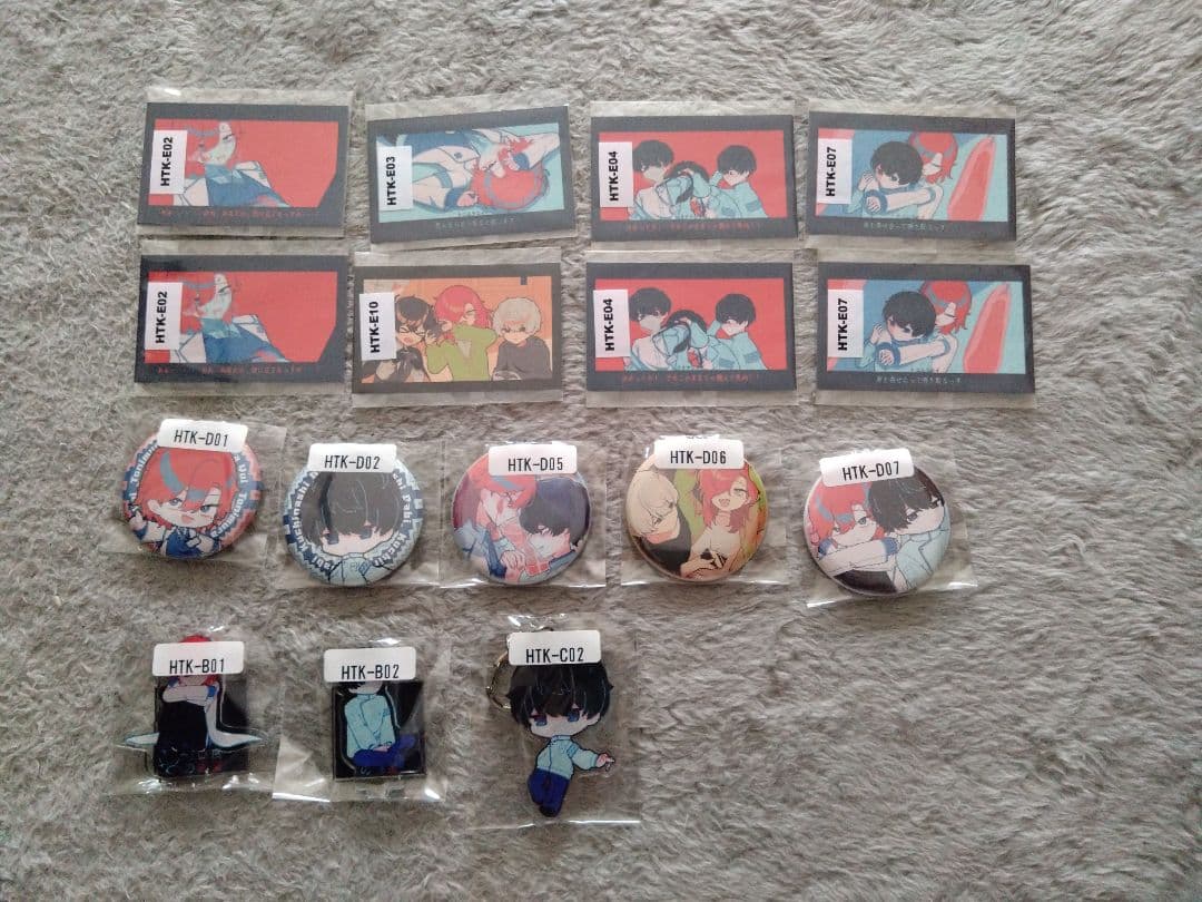 氷点下30度の絶望　ウェブポン　十二村&口無　詰め合わせセット 作品TOP ｜限定グッズのカプセルプライズ ウェブポン