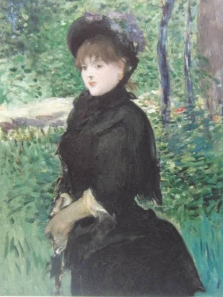 エドゥアール・マネ、「散歩」、希少な画集より、新品高級額・額装付