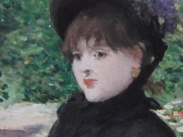 エドゥアール・マネ、「散歩」、希少な画集より、新品高級額・額装付