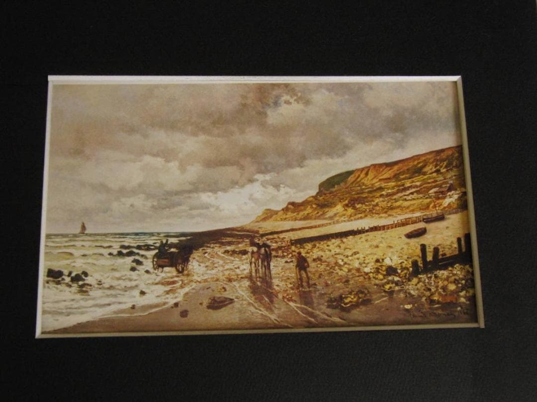 クロード・モネ、La Pointe de la Heve at Low Tide クロード・モネ、La Pointe de la Heve at Low Tide