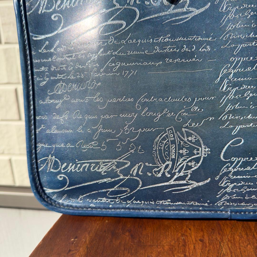 特注 定価65万 ベルルッティ アンジュールミニ スクリットレザー