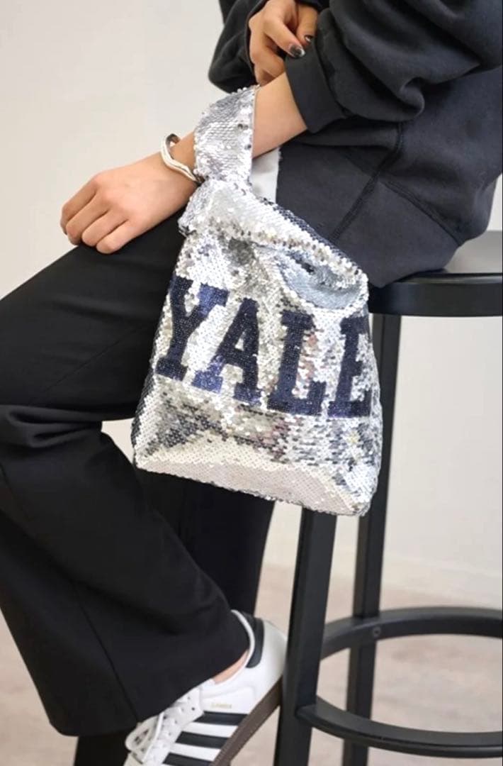 YALE スパンコール エコバッグ(フレームワーク)