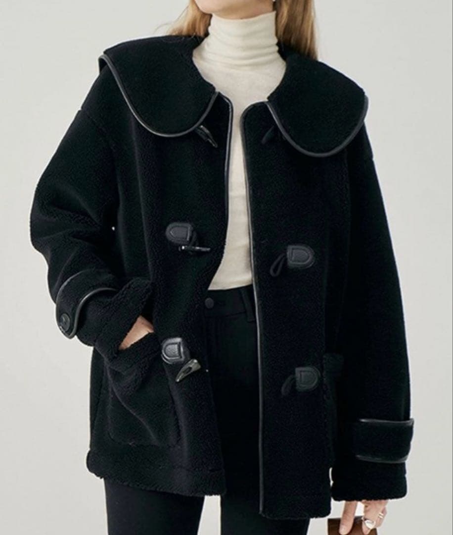 【Fano Studios】ワイドカラー ミドルダッフルコート(S) Fano Studios（ファノ ストゥディオズ）の「ワイドカラー ミドル