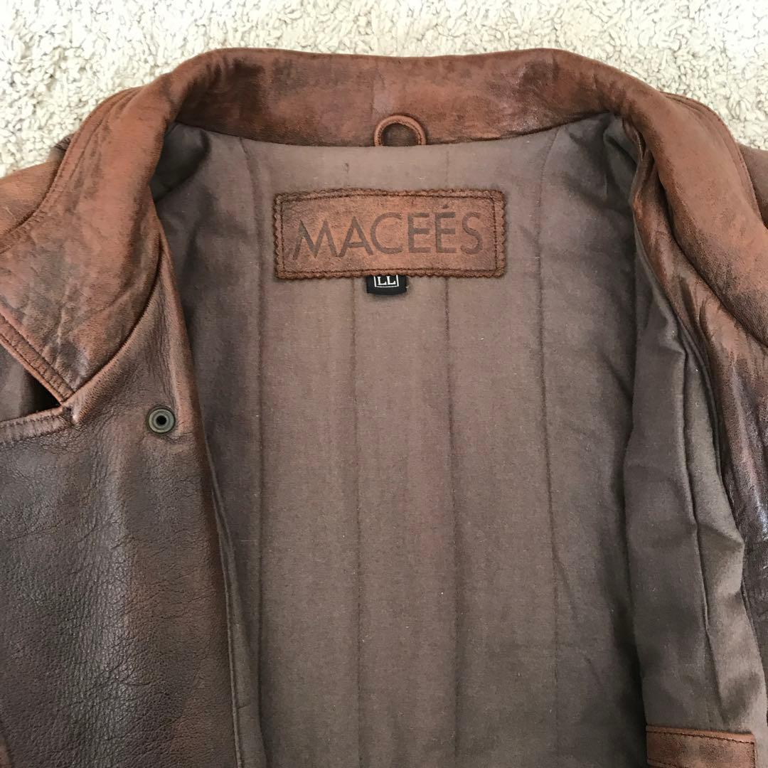 KADOYA カドヤ MACEES LLサイズ レザージャケット - メルカリ