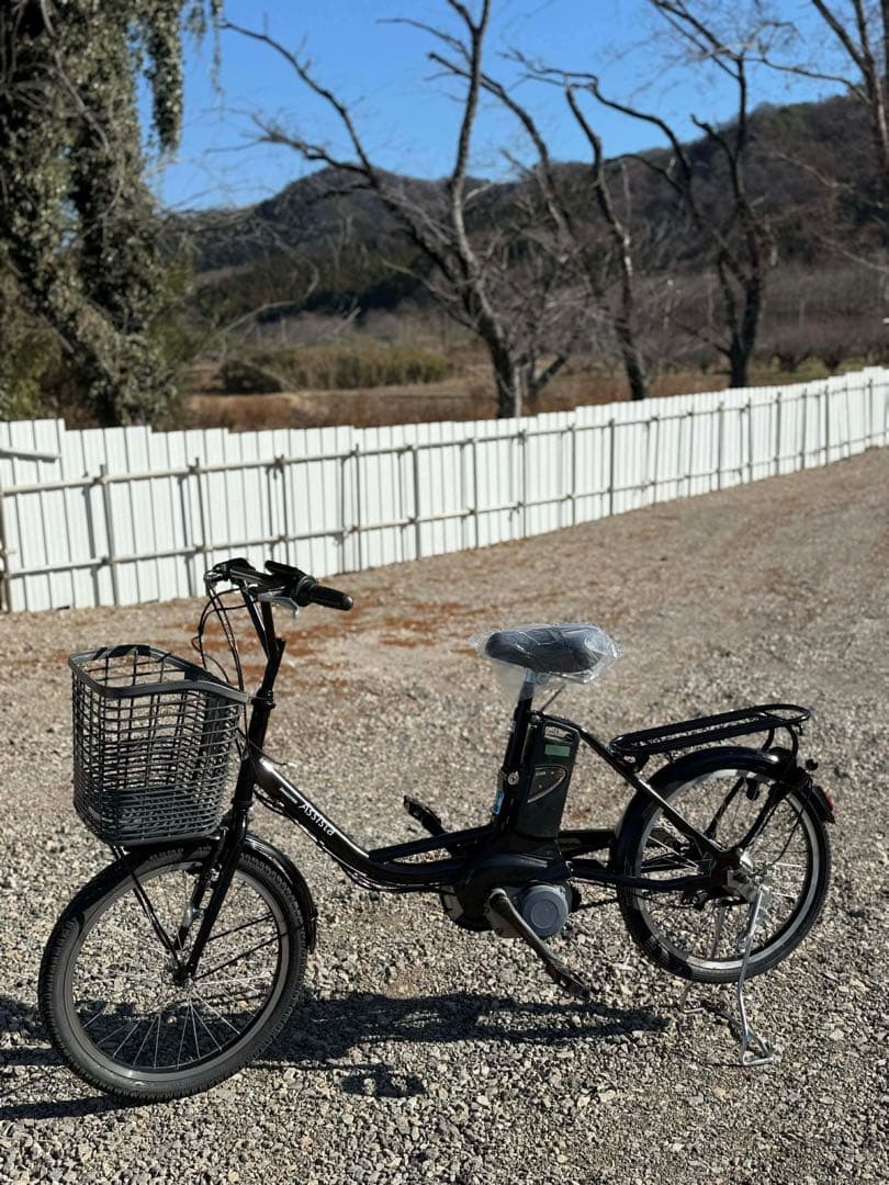 電動アシストパナソニック シティタイプ 20インチブラック／バスケット付き