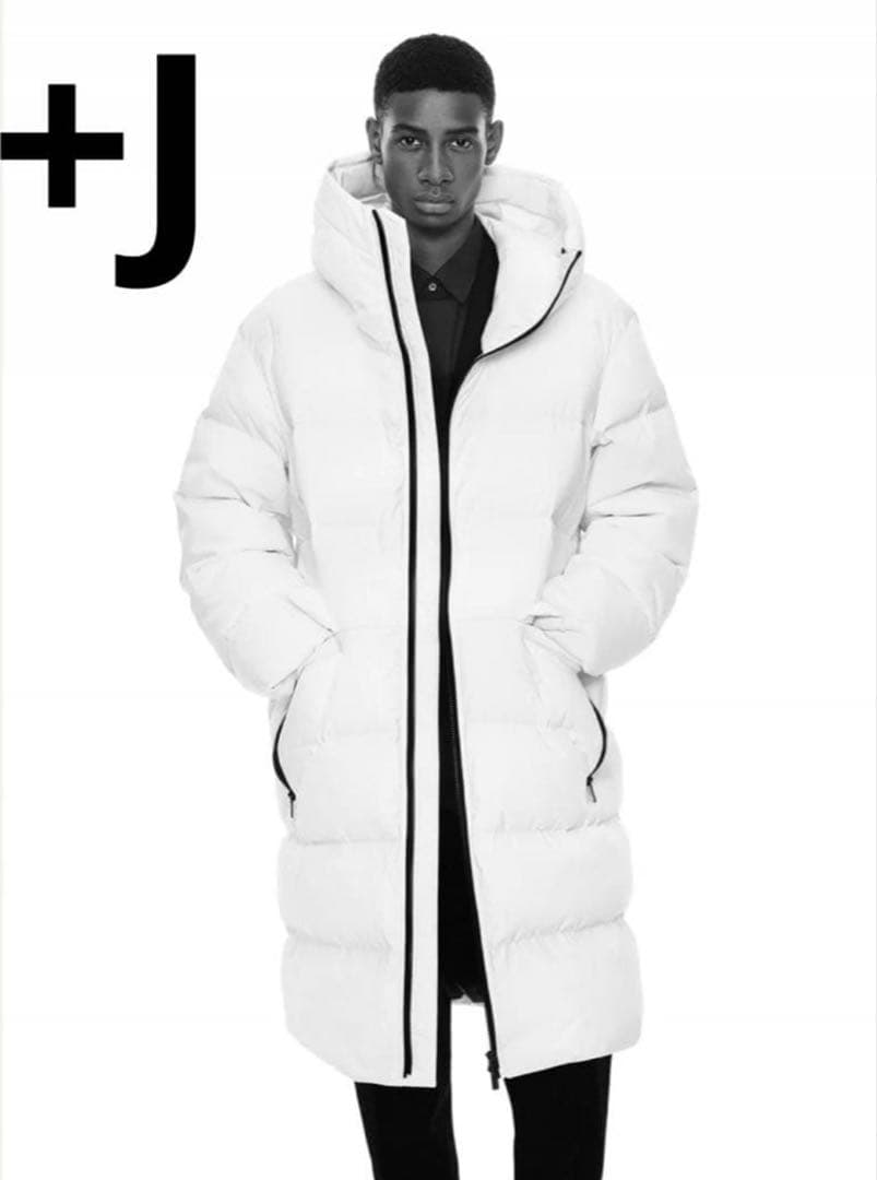 希少】+J プラスジェイ ユニクロ ホワイト ロングダウン Lサイズ