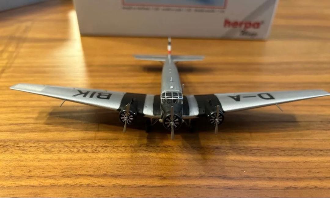新品Herpa Junkers Ju 52/3m 1/160 絶版 D-ABIK - メルカリ