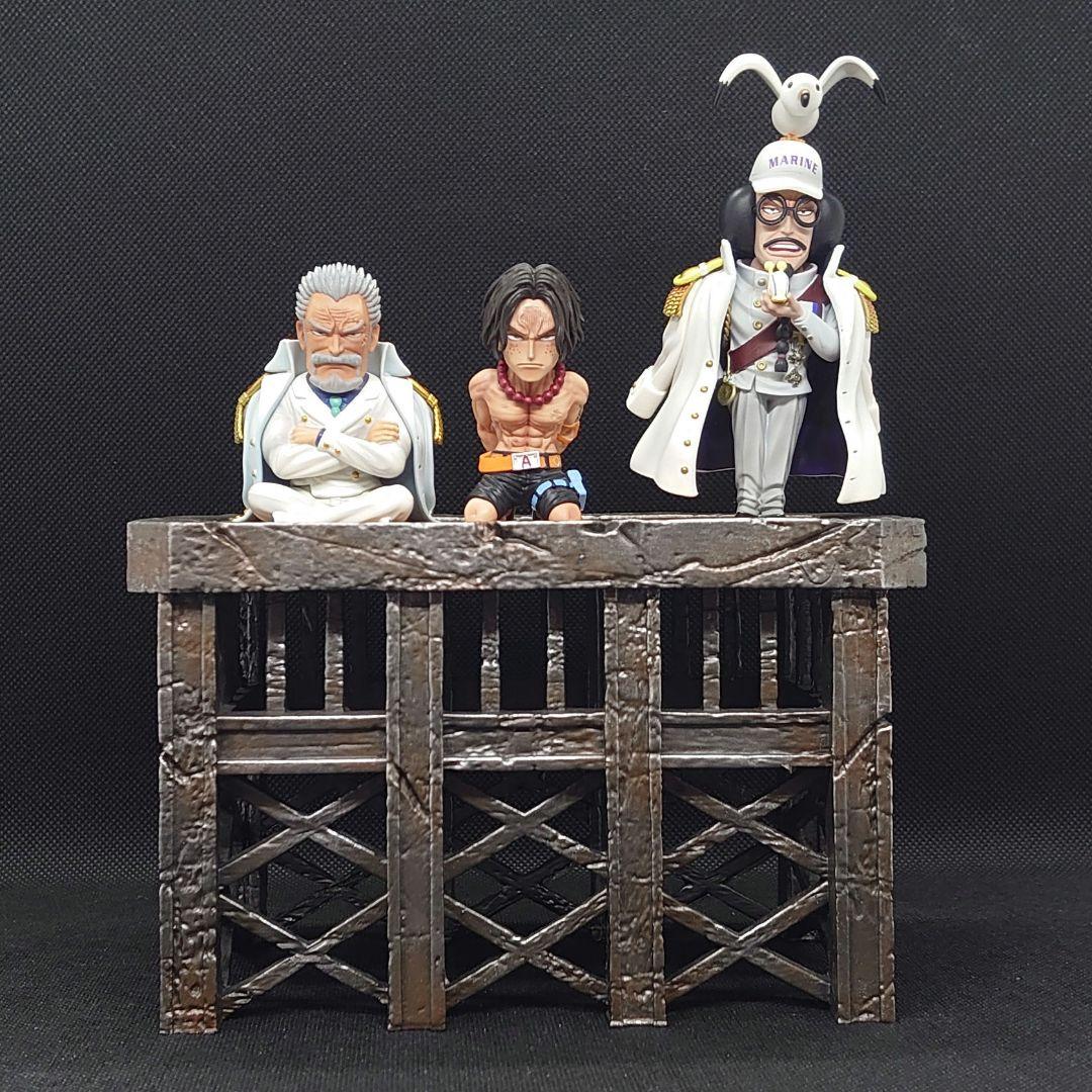 ワンピースフィギュア《エース処刑台セット》海外正規品 - メルカリ