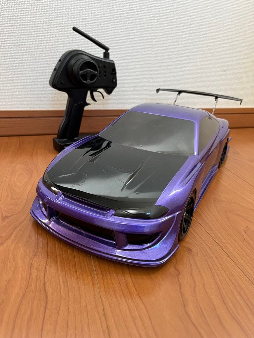 1/10 ラジコン ドリフト ドリパケ 2.4GHz S15シルビア