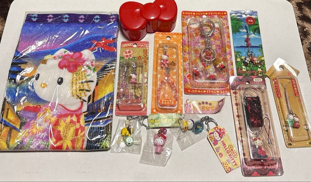 ⭐︎ハローキティ ⭐︎キーホルダー・根付けいろいろ　１１点セット