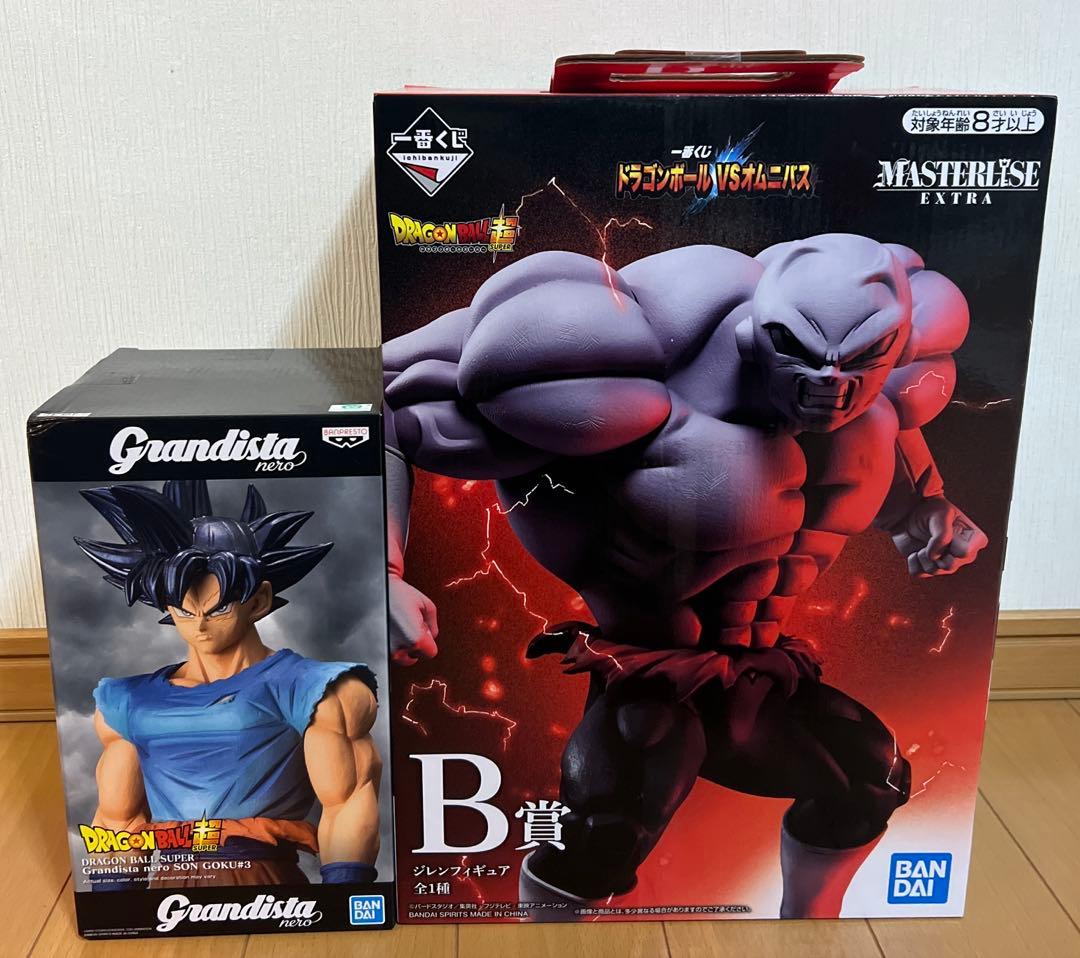 グランディスタ ネロ 孫悟空 身勝手の極意 ジレン B賞 フィギュア　2点セット