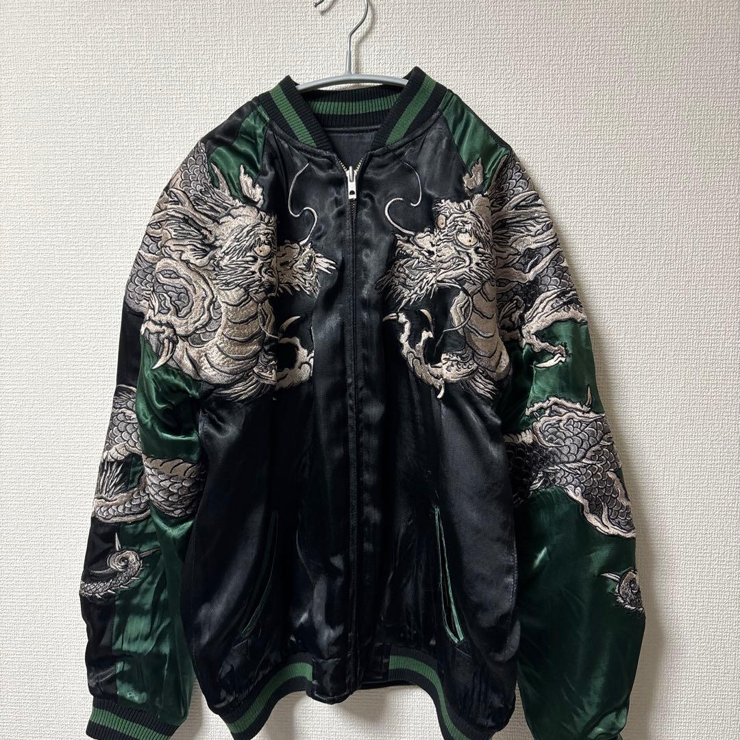 花旅楽団　スカジャン　渡龍刺繍