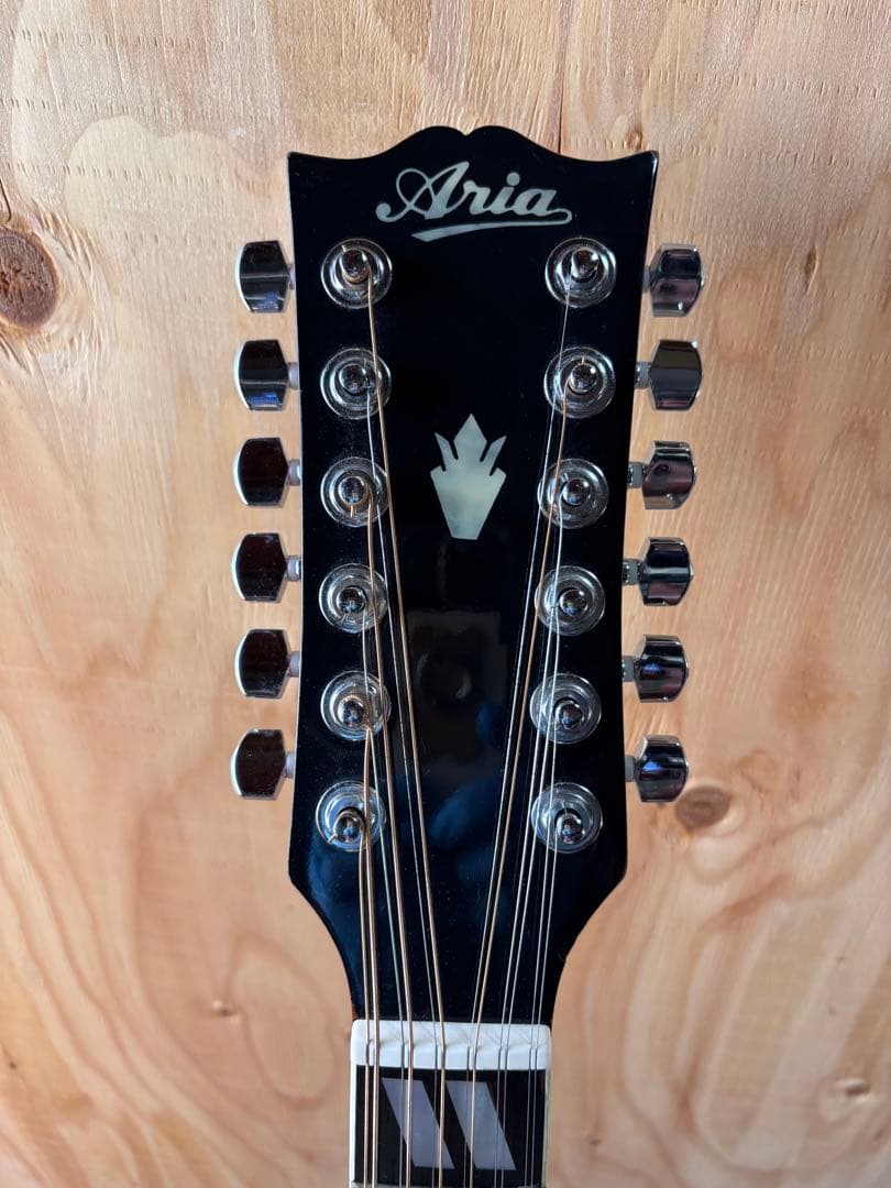 希少Aria / マツモクDove12弦 12WD40CH 純正ピックガード美品