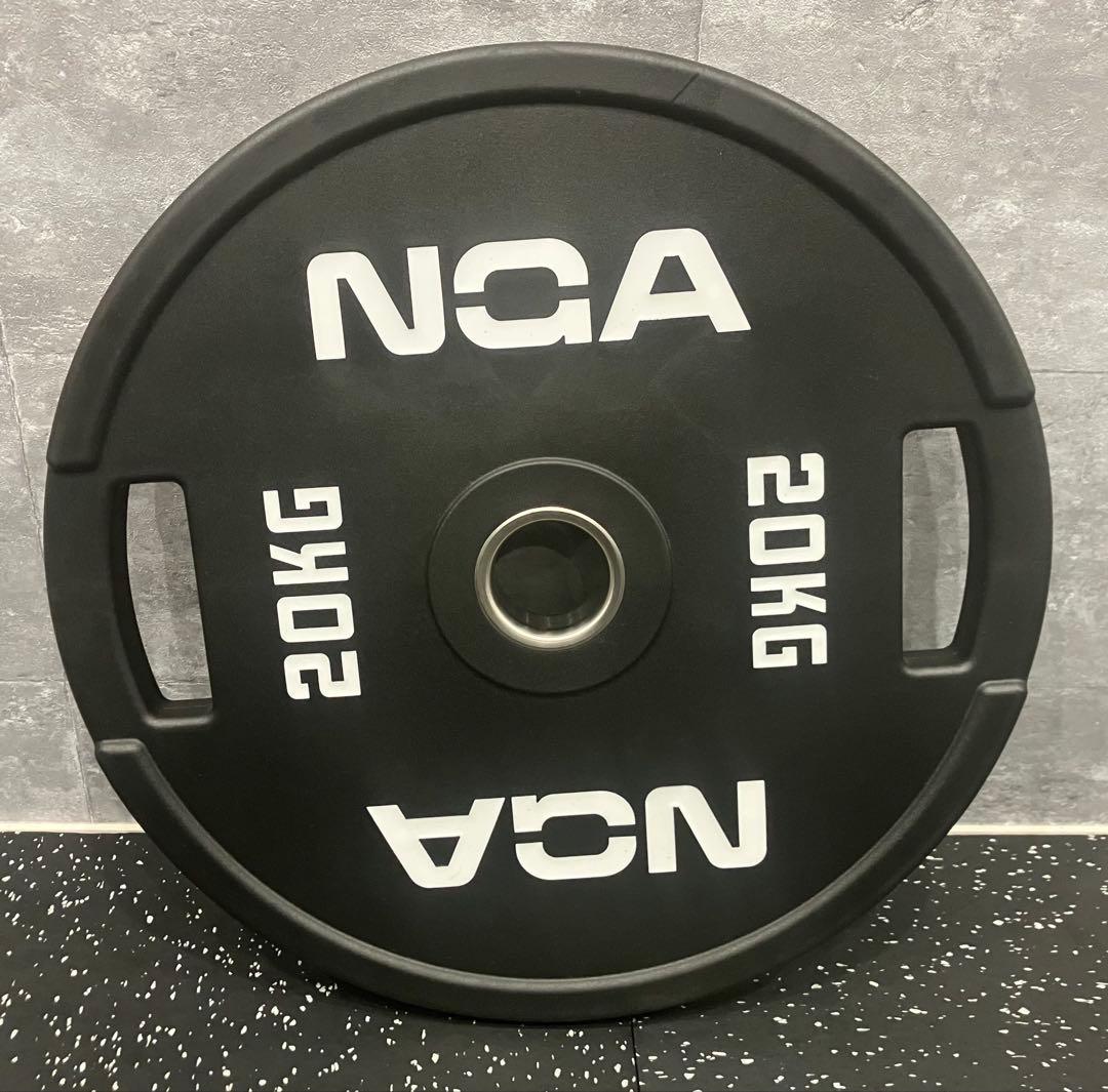 ① NGA 20kg ウレタンオリンピックプレート