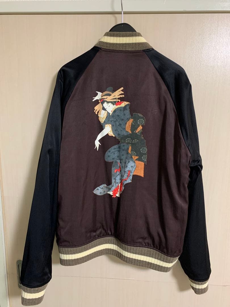 【美品】WACKOMARIA ワコマリア 浮世絵 リバーシブルスカジャン M