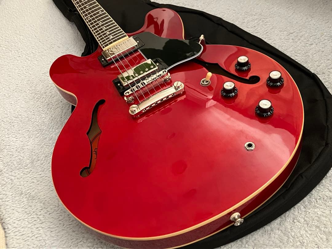 ギター Epiphone ES-335 IG (Inspired by Gibson) Epiphone Inspired by Gibson ES-335 Cherry – Chicago Music Exchange