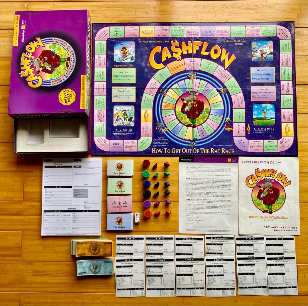 キャッシュフローゲーム101 日本語版(廃盤) 未使用訳アリ美品】キャッシュフロー101 日本語版 ボードゲーム - メルカリ