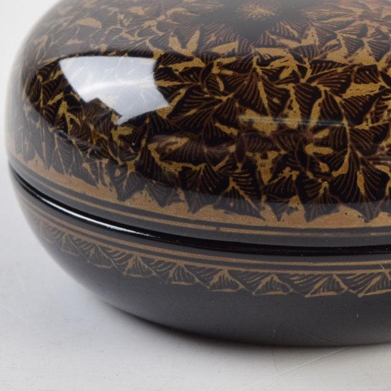 茶道具 一宮定良作 蒟醤（キンマ）塗 香合 共箱 V 9035 - メルカリ