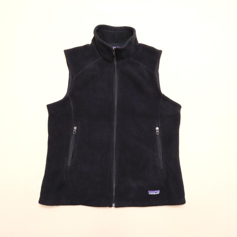 Patagonia シンチラ フリース ベスト レディースL 黒 ブラック - メルカリ