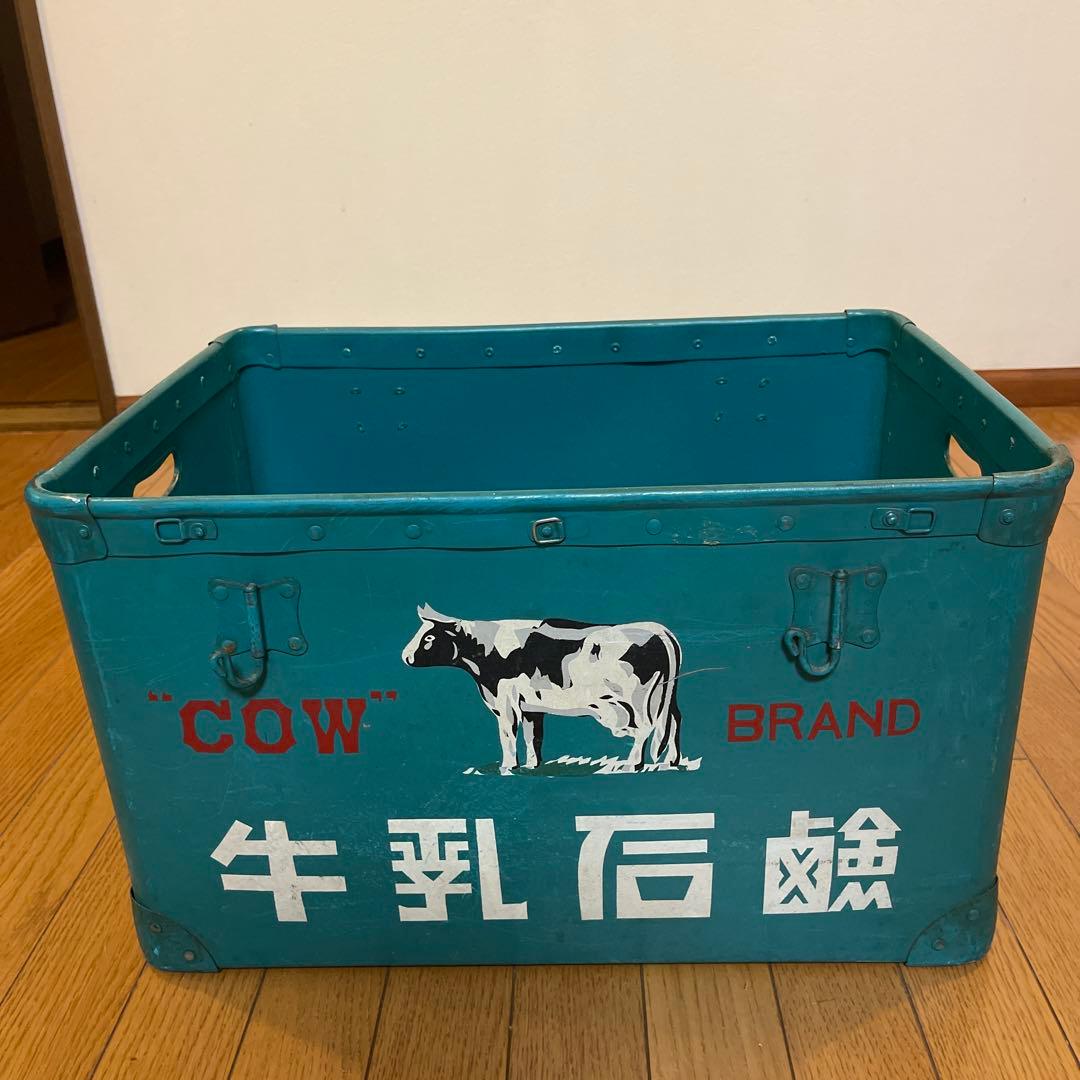 ボテ箱　昭和レトロ 牛乳石鹸 アンティーク雑貨