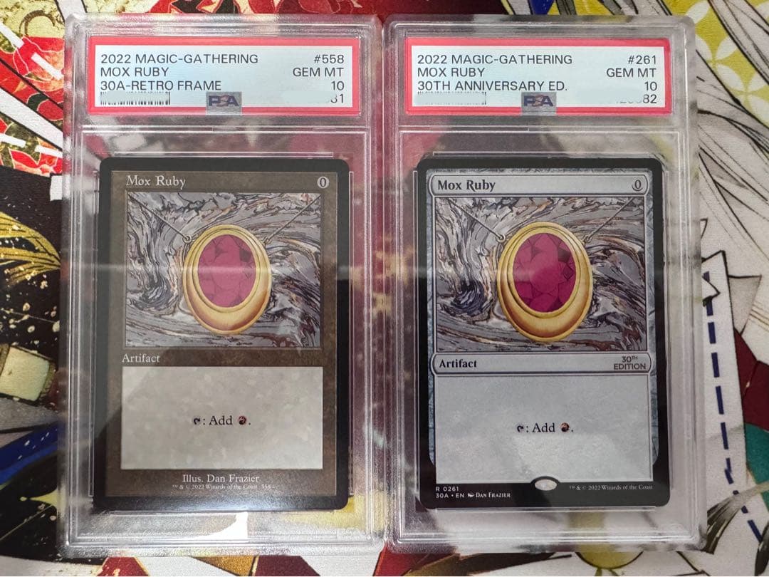 MTG Mox Ruby 旧枠30A PSA10連番