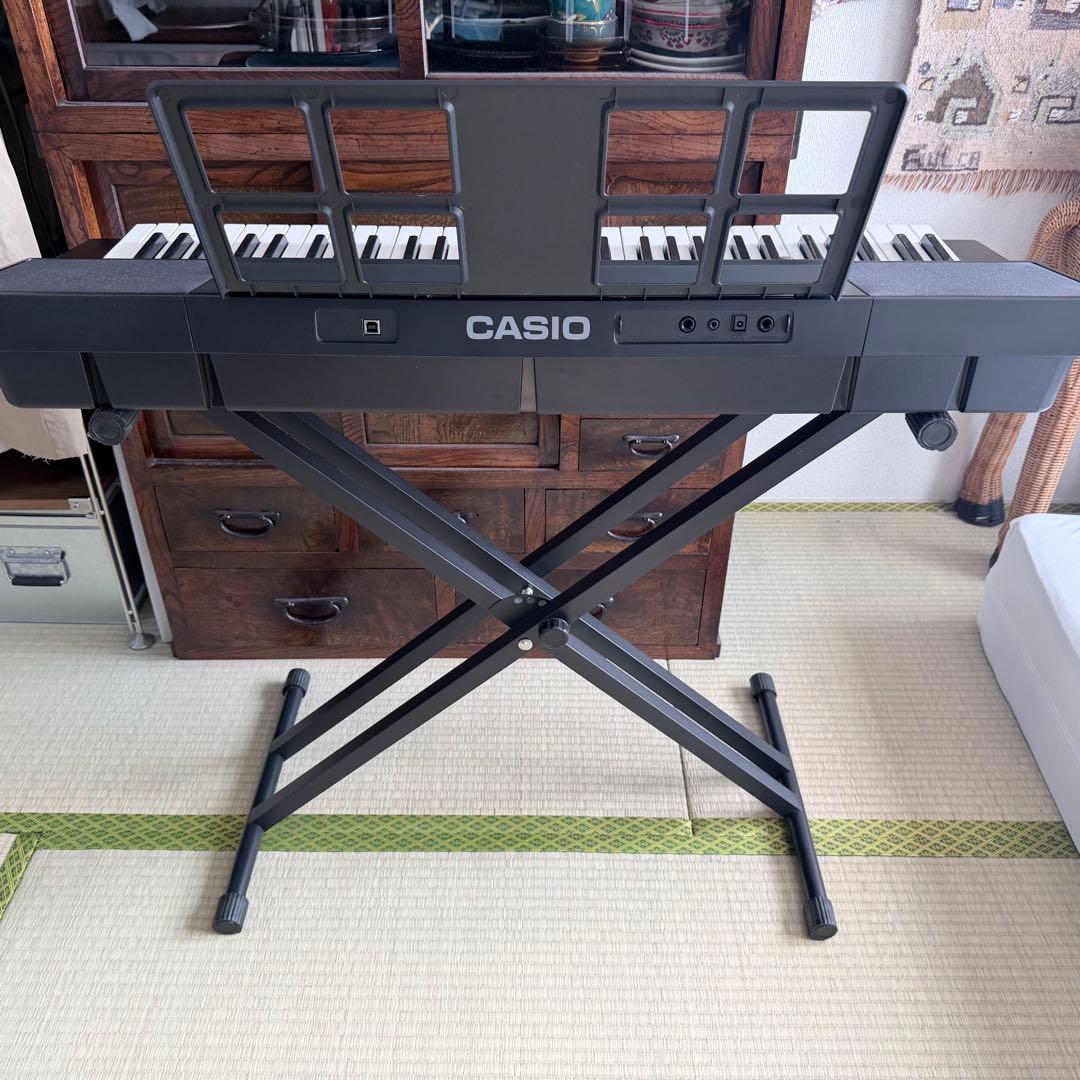 美品】CASIO CT-X700 電子キーボード アダプタ 譜面立て スタンド