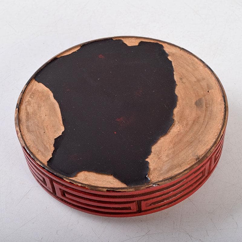 茶道具 漆塗 堆朱香合 仕覆付 C 8668 - メルカリ