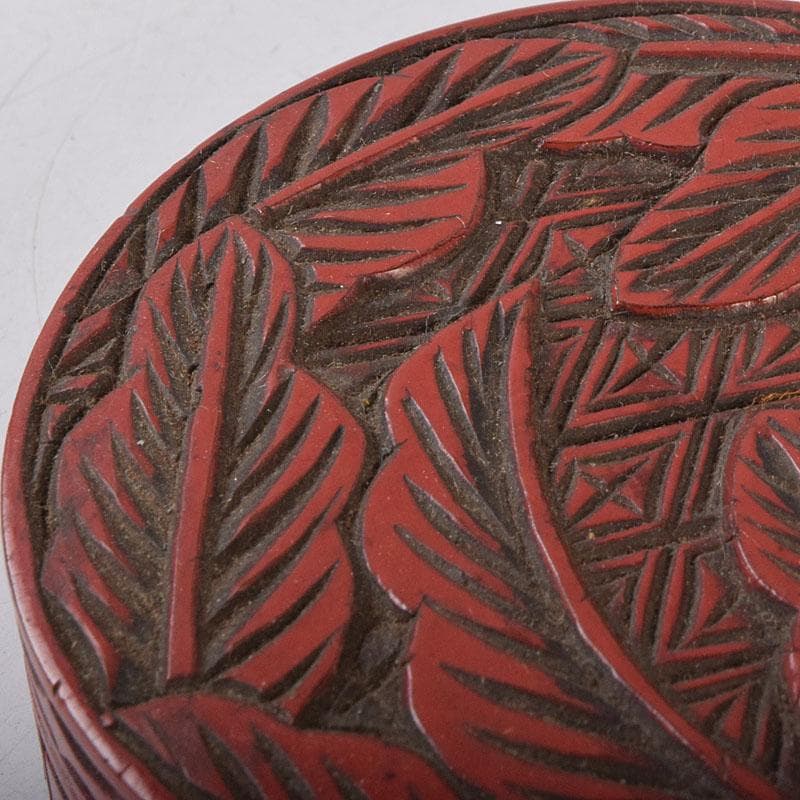 茶道具 漆塗 堆朱香合 仕覆付 C 8668 - メルカリ