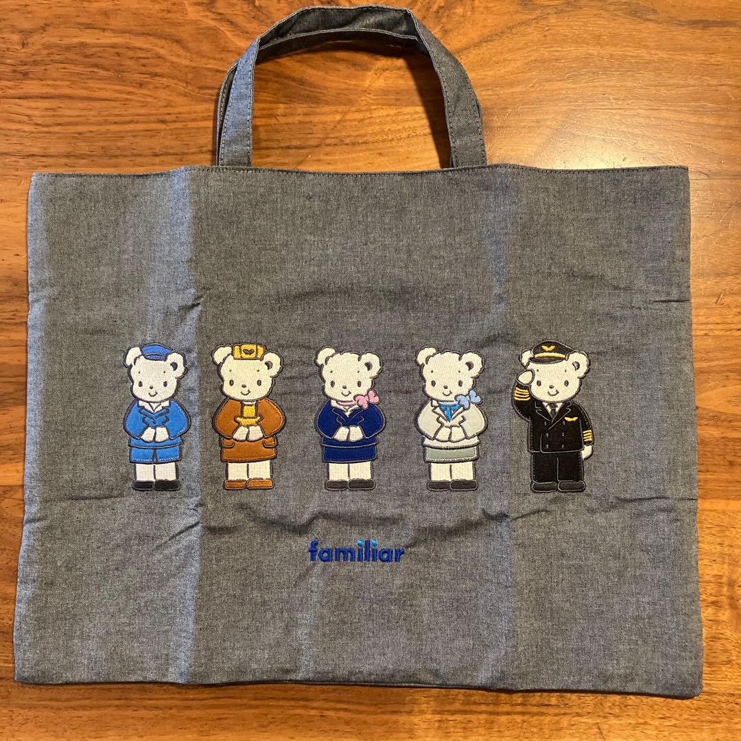 新品未使用・限定品】ファミリア ANA コラボ レッスンバッグ トート