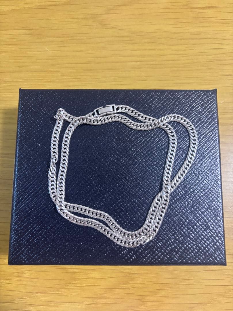 シルバー925 喜平チェーンネックレス 約50cm.4.5mm.21g