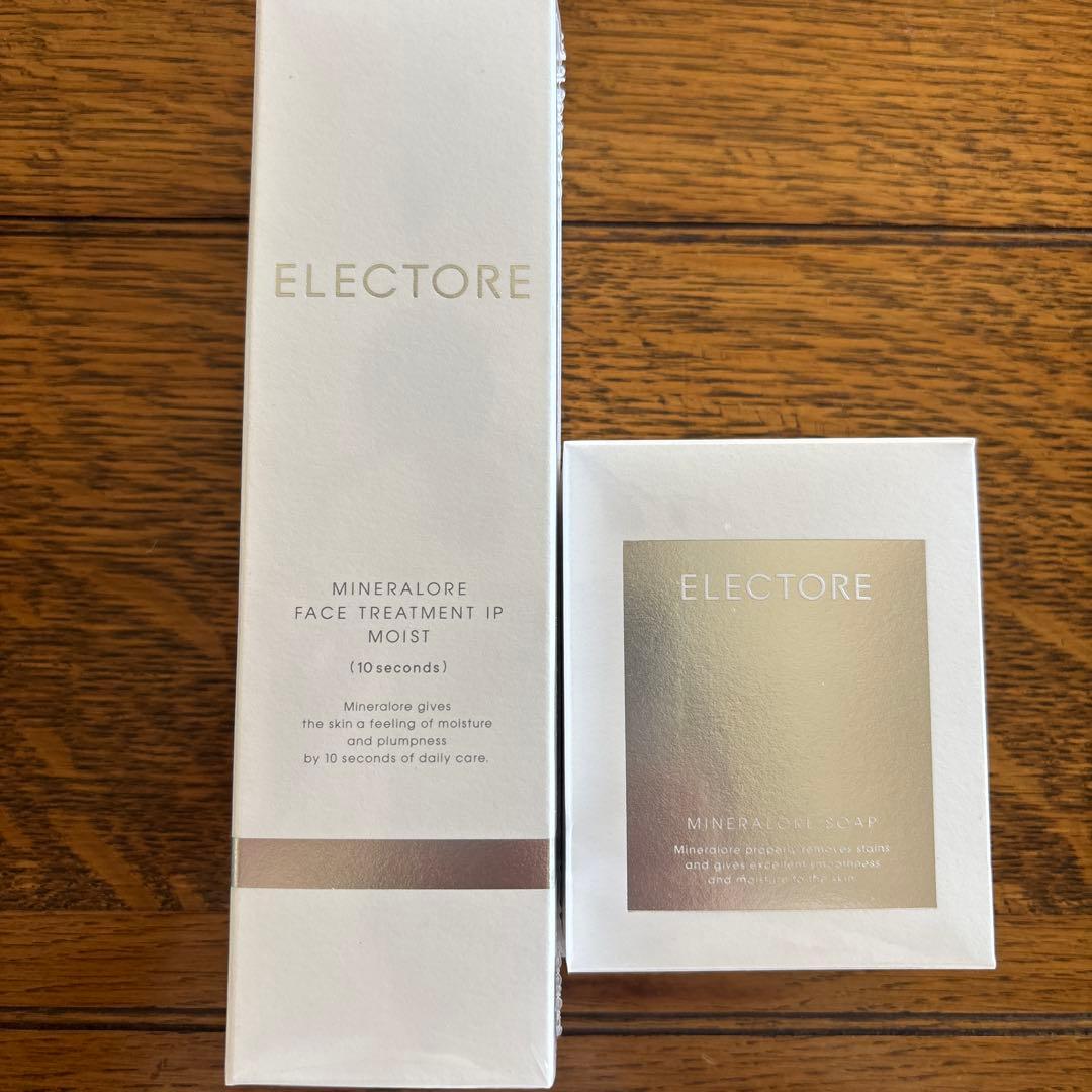 エレクトーレ ミネラルオーレ フェイストリートメント 200g、ソープ90g