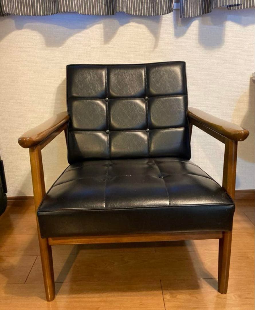 カリモク60 Kチェアー　1シーター カリモク60 Kチェア 1シーター スタンダードブラック［W36140BW