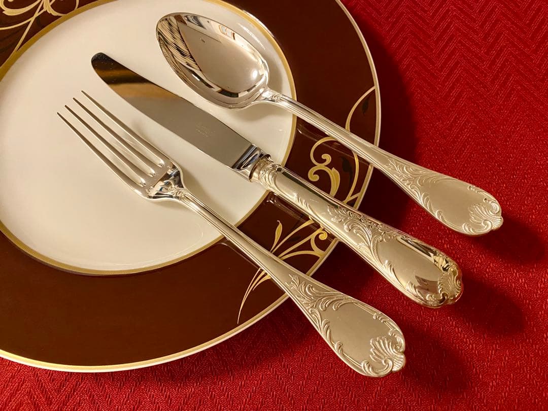 【ラス1！マルリー☆極美品】クリストフル マルリー テーブルカトラリーセット