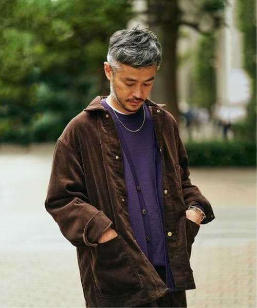 LA BOUCLE USカバーオール ブラウンコール