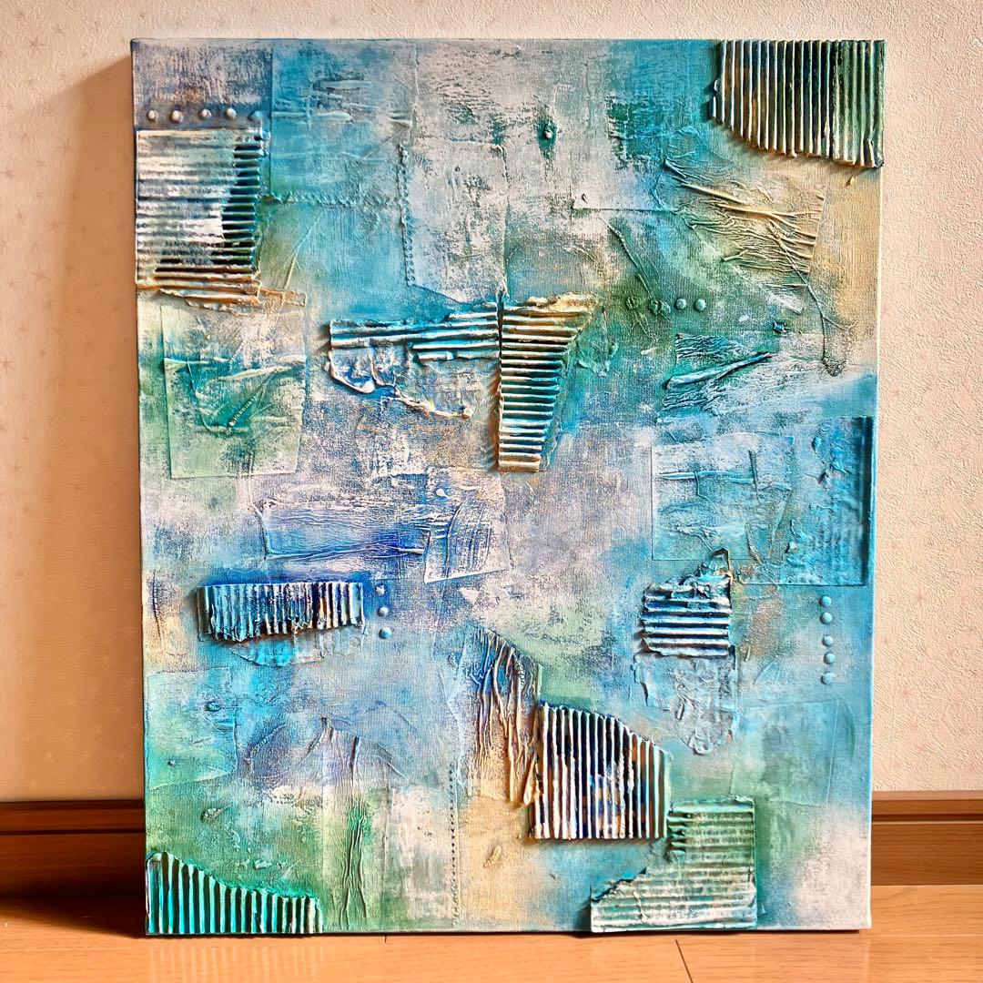 wall＊大きめ12号キャンバス　絵画　原画　現代アート　モダン　インテリア