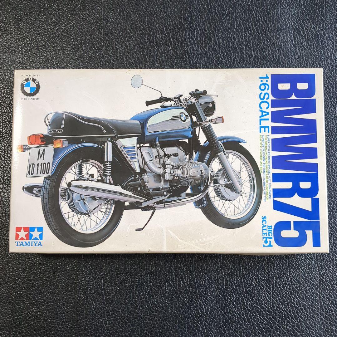 タミヤ 1/6 オートバイシリーズ No.5  R75/5 プラモ製作記 5 BMW R75/5 ポリスタイプ 1/6 タミヤ : 小生の備忘録