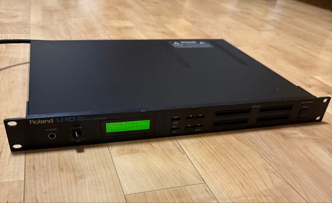 【動作良好】Roland U-110 音源モジュール ハードウェア音源