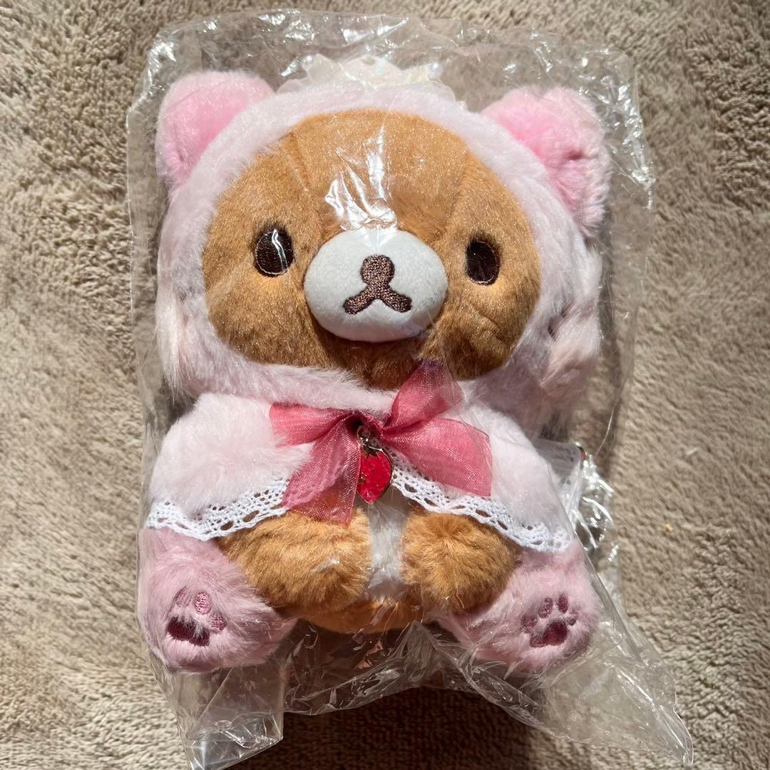 リラックマ ストロベリーキャットぬいぐるみ コリラックマストア限定品