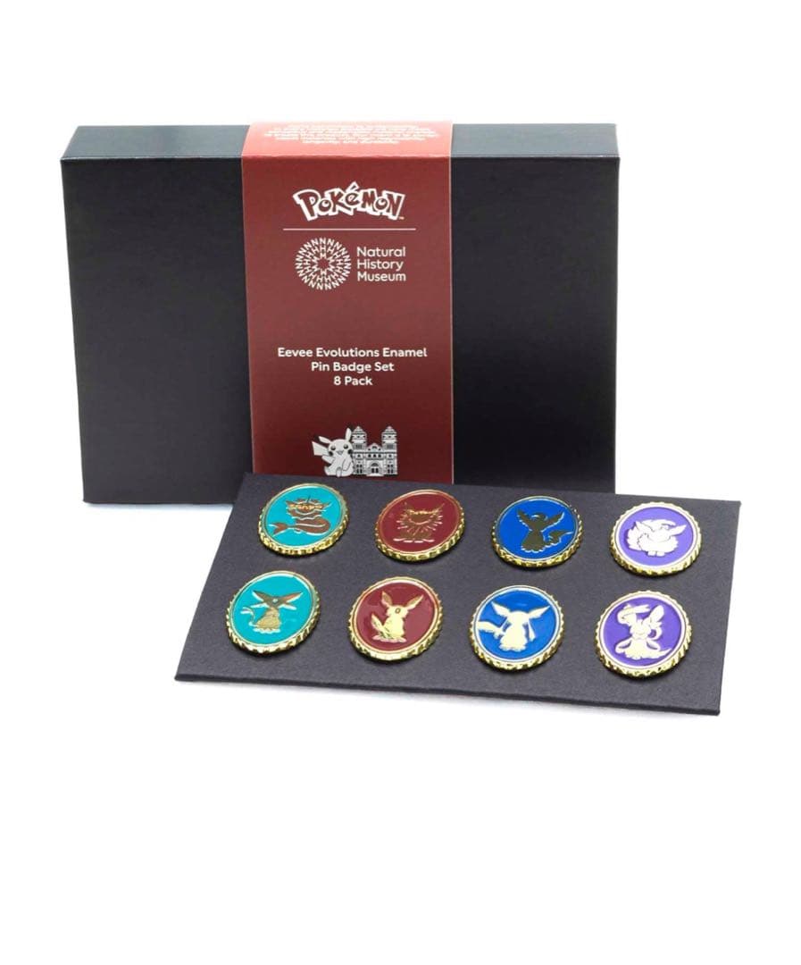ポケモン ロンドン自然史博物館 イーブイ ピンバッジ セット - メルカリ