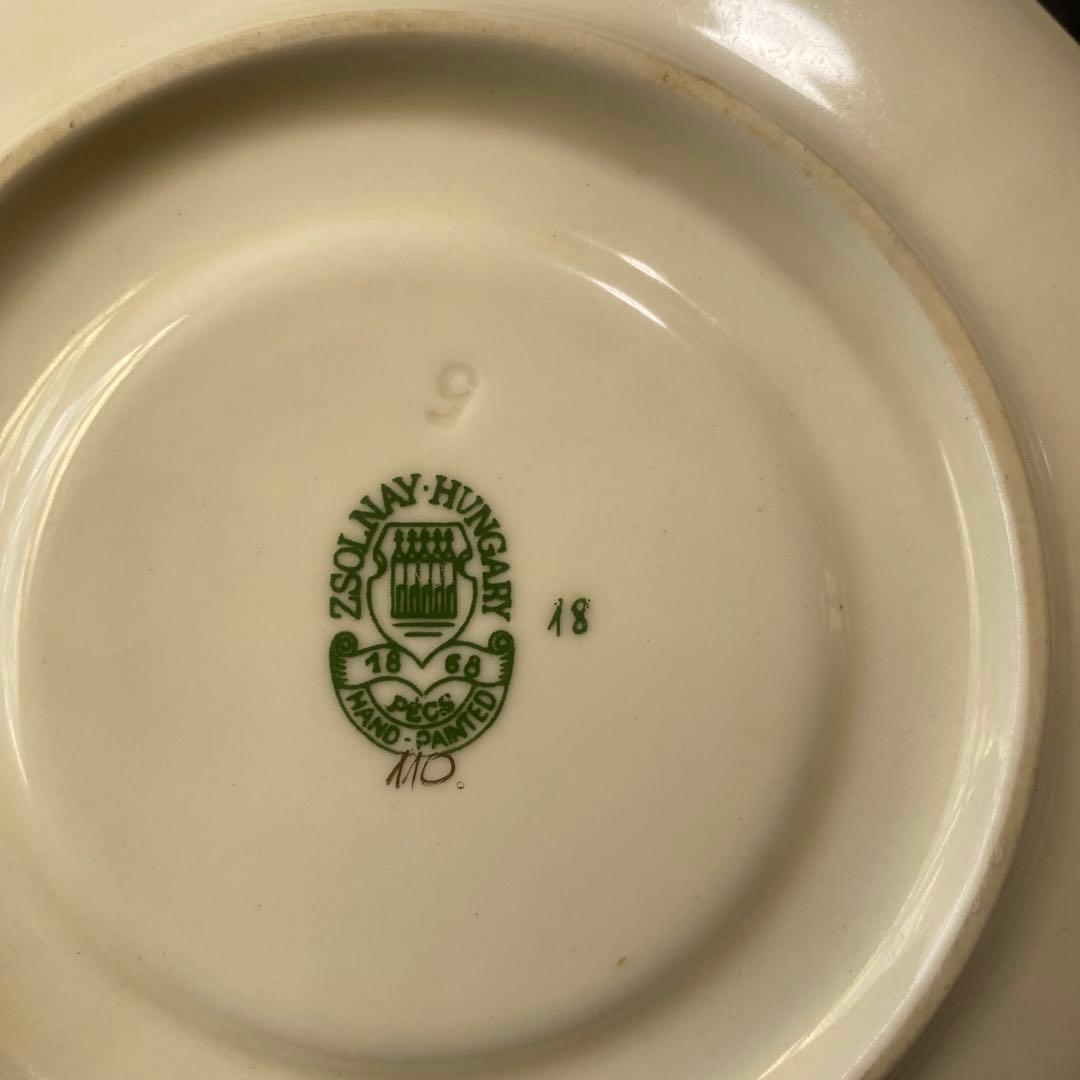 ハンガリー陶磁器Zsolnay Hungary ポンパドール3 コレクション - メルカリ