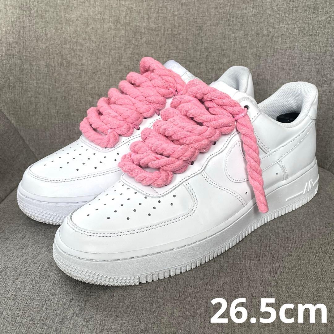 ナイキ エアフォース1 ロー ロープカスタム　ロープフォース26.5cm