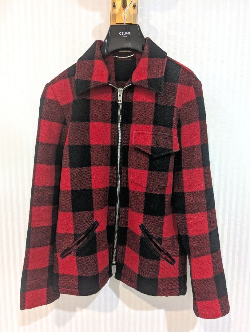 【最終値下げ】SAINT LAURENT サンローランチェックジャケット エディ