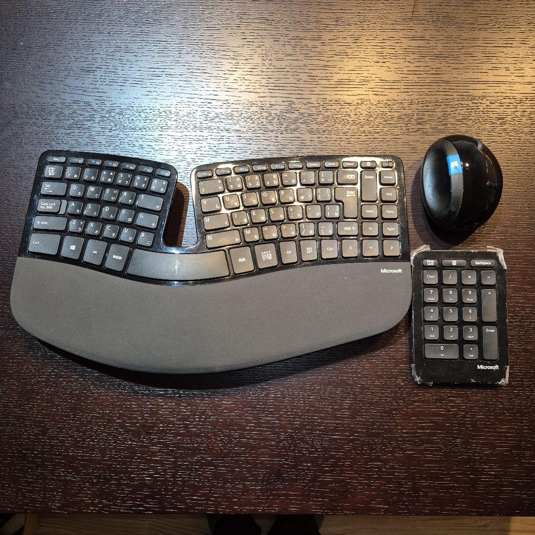 マイクロソフト　エルゴノミックス キーボード マウス　セット PERIDUO-606US エルゴノミクスキーボード ワイヤレス マウスセット