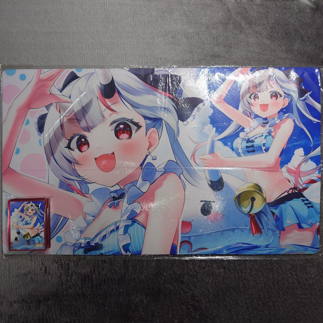 α1 ホロライブ 水着&ぽよ余浮き輪 百鬼あやめ スリーブ&プレイマット ホロライブ所属VTuber「百鬼あやめ」水着衣装公開配信のお知らせ