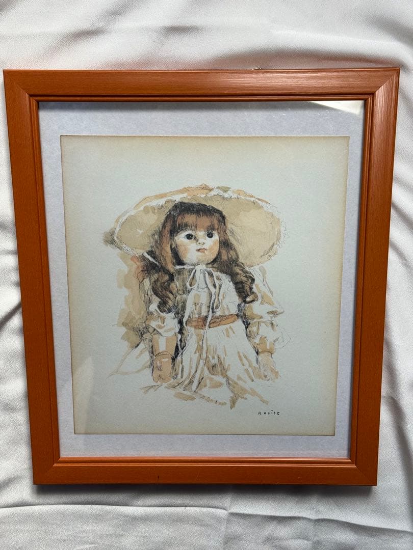 小磯良平 「フランス人形A」 1983年 複製画 - メルカリ